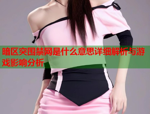 暗区突围禁网是什么意思详细解析与游戏影响分析