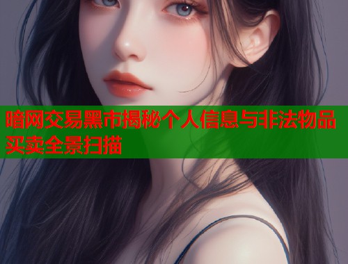 暗网交易黑市揭秘个人信息与非法物品买卖全景扫描