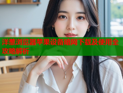 洋葱浏览器苹果设备暗网下载及使用全攻略解析  第2张
