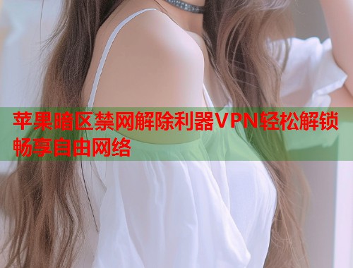 苹果暗区禁网解除利器VPN轻松解锁畅享自由网络
