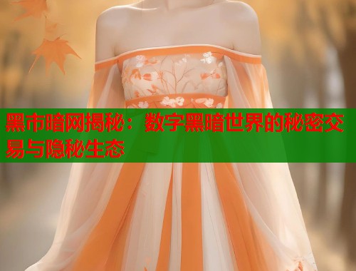 黑市暗网揭秘：数字黑暗世界的秘密交易与隐秘生态